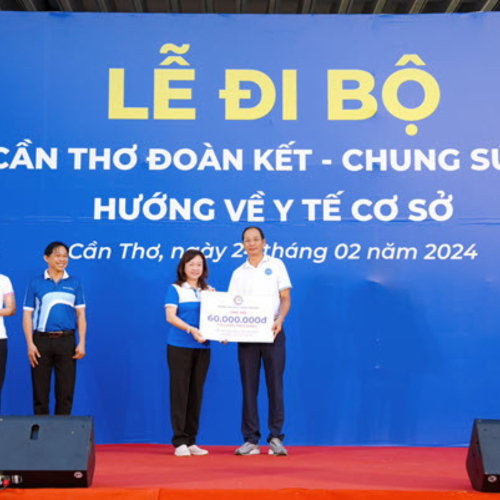Ngày Hội Đi Bộ Với Chủ Đề "Đoàn Kết - Chung Sức - Đồng Lòng - Hướng Về Y Tế Cơ Sở"